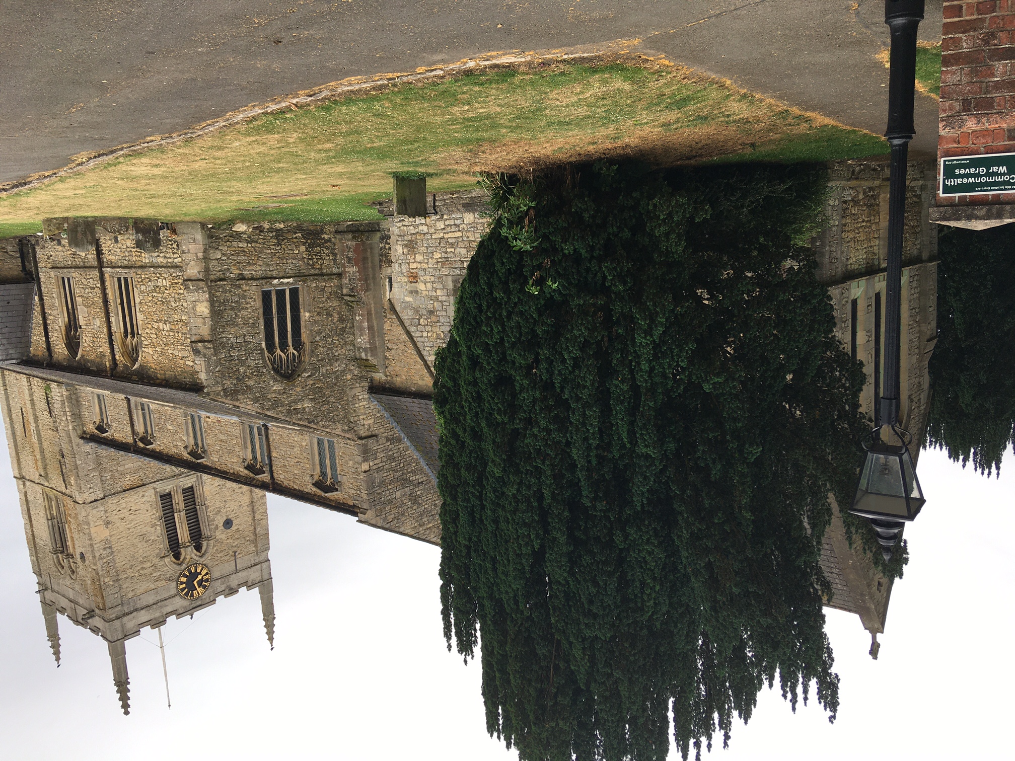 St Andrew's with Gas Lamp