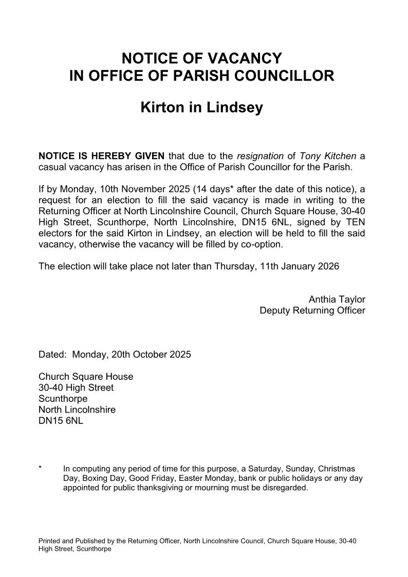 Tony Kitchen resignation